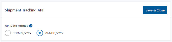 Advanced Shipment Tracking 的 API 設置