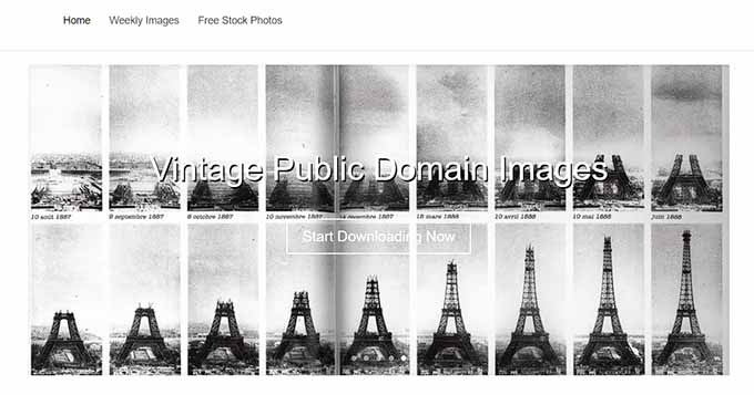 Public Domain Archive 網站