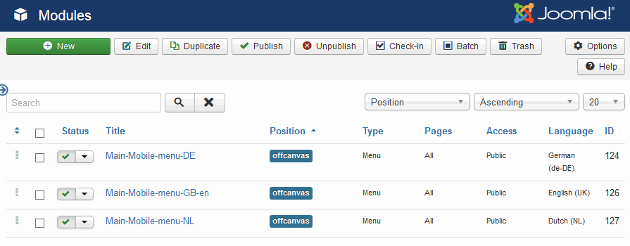 創(chuàng)建移動(dòng)菜單